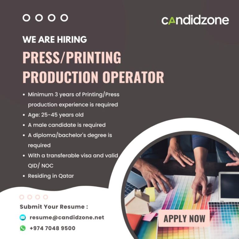 Production Operator Jobs In Qatar