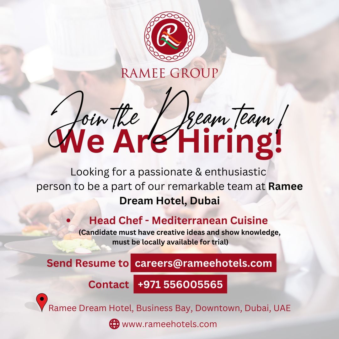 Ramee Group of Hotels & Resorts Careers 1682495601778