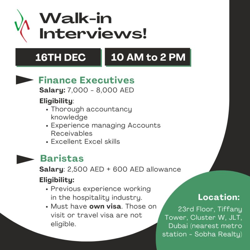 Walk In Job Application : Apply now to latest jobs in Dubai, UAE, Saudi, Qatar and other Gulf ...
